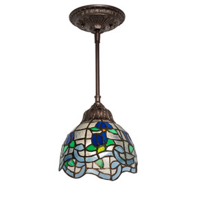 Mini Pendants Glass Down by Meyda Tiffany ( 57 | 115802 Roseborder ) 