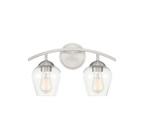 Bathroom Fixtures Two Lights by Meridian ( 446 | M80031BN Mbath ) 