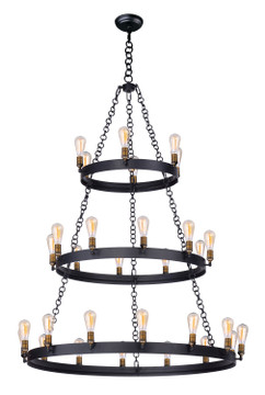 Large Chandeliers Ring/Halo by Maxim ( 16 | 26278BKNAB/BUL Noble ) 