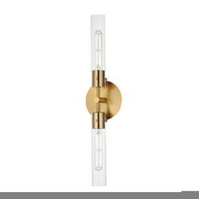 Sconces Double Glass by Maxim ( 16 | 26370CLNAB Equilibrium ) 