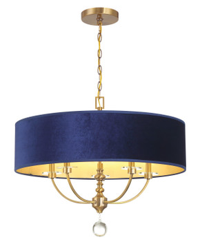 Mid. Chandeliers Drum Shade by Minka-Lavery ( 7 | 3485-923 Van Noord ) 