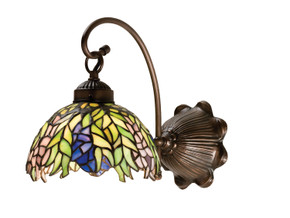Sconces Single Glass by Meyda Tiffany ( 57 | 18695 Tiffany Honey Locust ) 