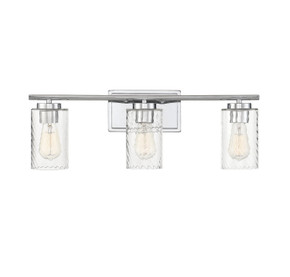 Bathroom Fixtures Three Lights by Meridian ( 446 | M80038CH Mbath ) 