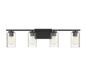 Bathroom Fixtures Four Lights by Meridian ( 446 | M80039MBK Mbath ) 