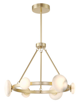 Mid. Chandeliers Glass Up by Minka-Lavery ( 7 | 3596-864-L Zill ) 
