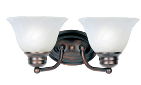 Bathroom Fixtures Two Lights by Maxim ( 16 | 2687MROI Malaga ) 