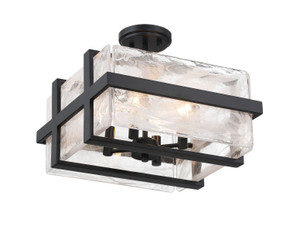 Semi-Flush Mts. Cage by Minka-Lavery ( 7 | 3616-66A Cloud Break ) 