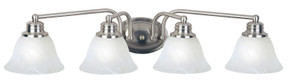 Bathroom Fixtures Four Lights by Maxim ( 16 | 2689MRSN Malaga ) 