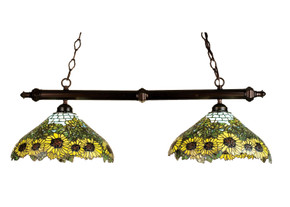 Linear/Island 2 Light Bar by Meyda Tiffany ( 57 | 18845 Wild Sunflower ) 