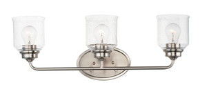 Bathroom Fixtures Three Lights by Maxim ( 16 | 12263CDSN Acadia ) 