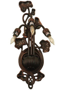 Sconces Triple Candle by Meyda Tiffany ( 57 | 12523 Pond Lily ) 