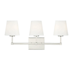 Bathroom Fixtures Three Lights by Meridian ( 446 | M80053PN ) 