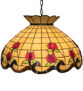Mid. Chandeliers Glass Down by Meyda Tiffany ( 57 | 245984 Roseborder ) 