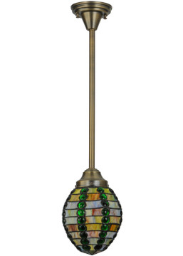 Mini Pendants Glass Down by Meyda Tiffany ( 57 | 147739 Jeweled Beehive ) 