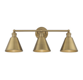 Bathroom Fixtures Three Lights by Meridian ( 446 | M80064NB ) 