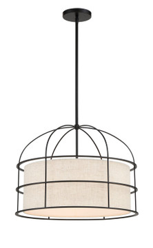 Pendants Fabric Shade by Minka-Lavery ( 7 | 2155-66A Gateway Park ) 