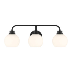 Bathroom Fixtures Three Lights by Meridian ( 446 | M80081MBK ) 