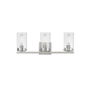 Bathroom Fixtures Three Lights by Maxim ( 16 | 12403CLSN Pinn ) 