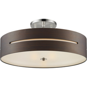 Semi-Flush Mts. Drum Shade by Maxilite ( 501 | MX 3372-40 Daphne ) 