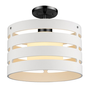 Semi-Flush Mts. Drum Shade by Maxilite ( 501 | MX 3373G-02-07 Roby ) 