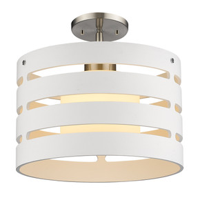 Semi-Flush Mts. Drum Shade by Maxilite ( 501 | MX 3373G-02-40 Roby ) 