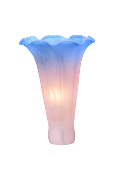 Shades Misc. Glass by Meyda Tiffany ( 57 | 10185 Pink/Blue Pond Lily ) 
