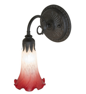Sconces Single Glass by Meyda Tiffany ( 57 | 260473 Pink/White ) 