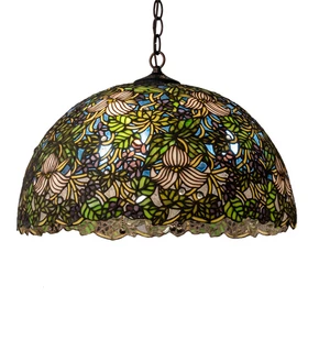 Pendants Glass Down by Meyda Tiffany ( 57 | 72315 Trillium & Violet ) 