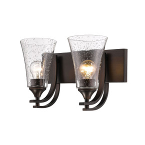 Bathroom Fixtures Two Lights by Millennium ( 59 | 1492-RBZ Natalie ) 