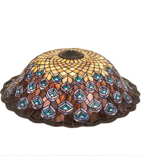 Shades Misc. Glass by Meyda Tiffany ( 57 | 23950 Tiffany Peacock Feather ) 