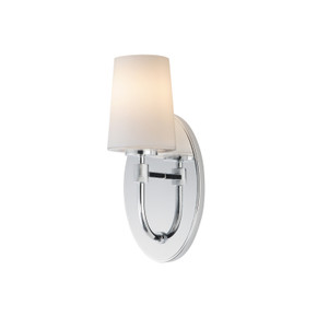 Sconces Single Glass by Maxim ( 16 | 12691WTPC Durham ) 