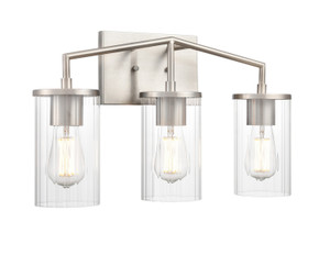 Bathroom Fixtures Three Lights by Millennium ( 59 | 9523-BN Beverlly ) 