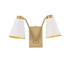Sconces Double Candle by Meridian ( 446 | M90076WHNB ) 