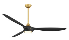 Fans Ceiling Fans by Minka Aire ( 15 | F762L-LBR/CL Pierce ) 