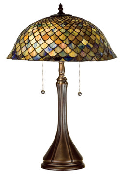 Lamps Table by Meyda Tiffany ( 57 | 28369 Tiffany Fishscale ) 