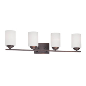 Bathroom Fixtures Four Lights by Millennium ( 59 | 3184-RBZ Durham ) 