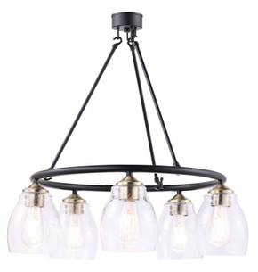 Mid. Chandeliers Glass Down by Minka-Lavery ( 7 | 2435-878 Winsley ) 