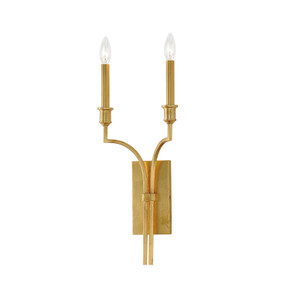 Sconces Double Candle by Maxim ( 16 | 12782GL Normandy ) 
