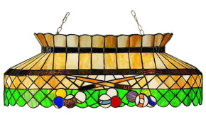 Linear/Island Geometric/Linear by Meyda Tiffany ( 57 | 28500 Green Billiard ) 