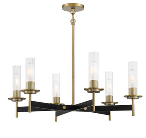 Mid. Chandeliers Glass Up by Minka-Lavery ( 7 | 2546-726 Baldwin Park ) 