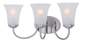 Bathroom Fixtures Three Lights by Maxim ( 16 | 10053FTSN Logan ) 