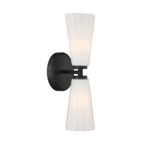 Sconces Double Glass by Meridian ( 446 | M90109MBK ) 