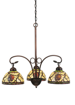 Mid. Chandeliers Glass Down by Meyda Tiffany ( 57 | 106291 Pinecone ) 