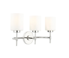 Bathroom Fixtures Three Lights by Millennium ( 59 | 19603-PN Keylee ) 