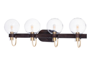Bathroom Fixtures Four Lights by Maxim ( 16 | 30514CLBZSBR Bauhaus ) 