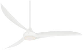 Fans Ceiling Fans by Minka Aire ( 15 | F848-WH Light Wave 65" ) 