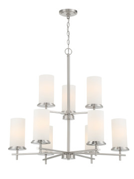 Mid. Chandeliers Glass Up by Minka-Lavery ( 7 | 4099-84 Haisley ) 