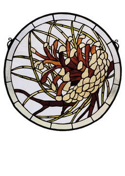 Home Accents Tiffany Windows/Wall Panels by Meyda Tiffany ( 57 | 30448 Pinecone ) 