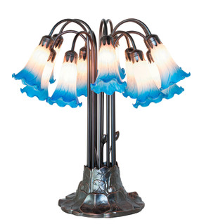 Lamps Table by Meyda Tiffany ( 57 | 273109 Pink/Blue Tiffany Pond Lily ) 