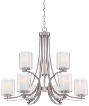 Mid. Chandeliers Glass Up by Minka-Lavery ( 7 | 4109-84 Parsons Studio ) 